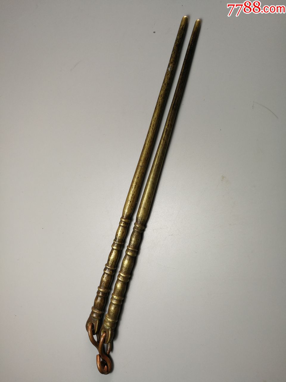 完整全品铜筷子c