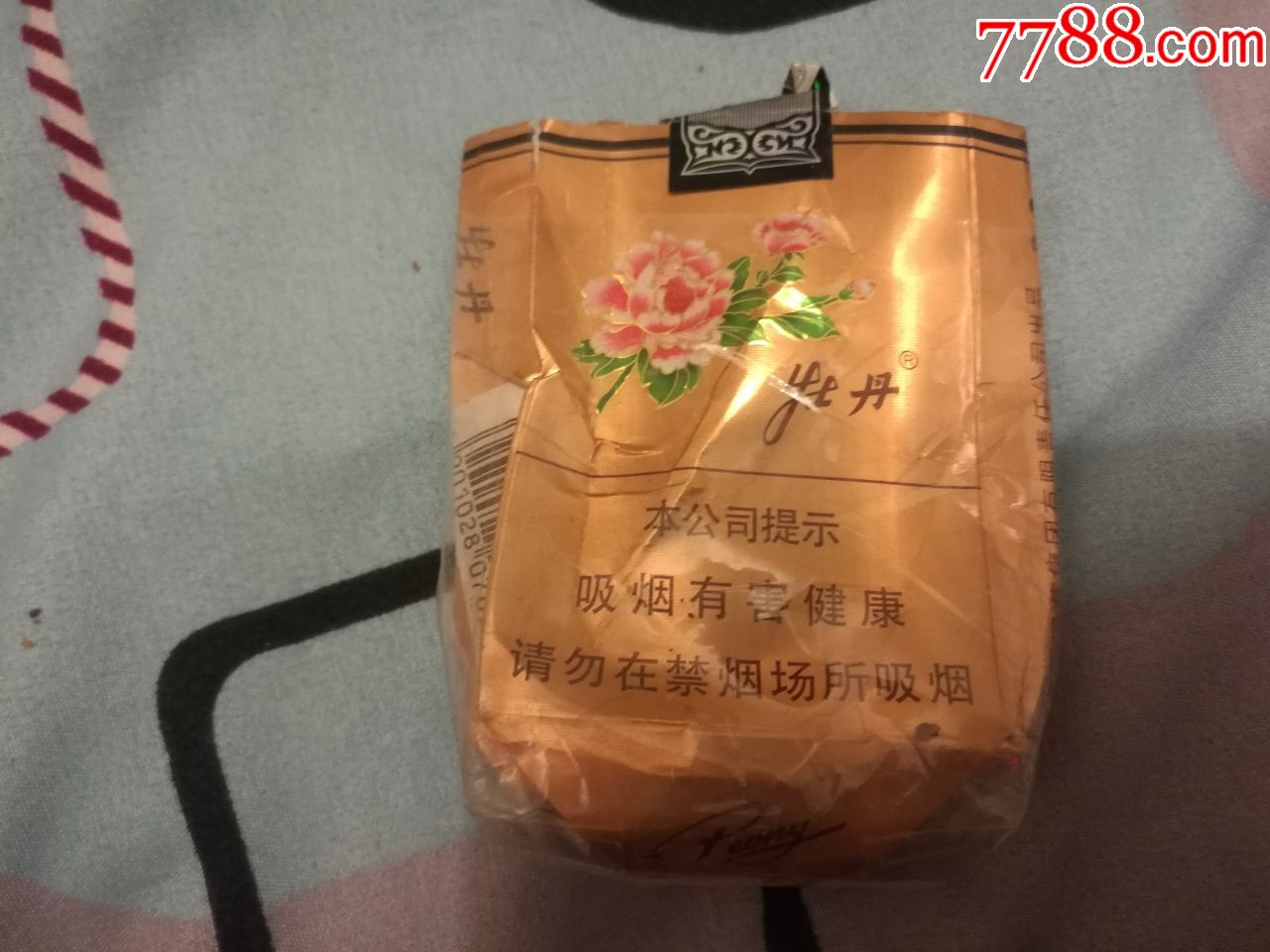 牡丹烟盒1个软_价格2.0000元_第1张_7788收藏__中国收藏热线