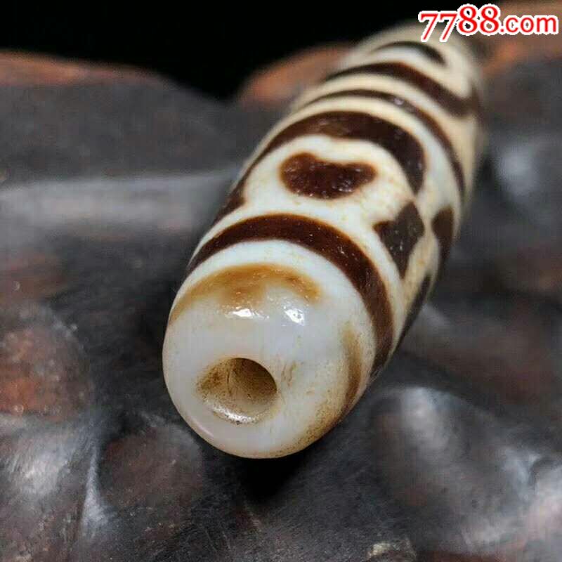 莲花虎牙天珠032