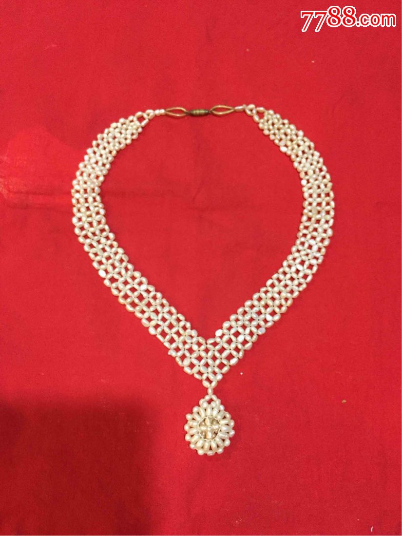 民国漂亮的珍珠项链