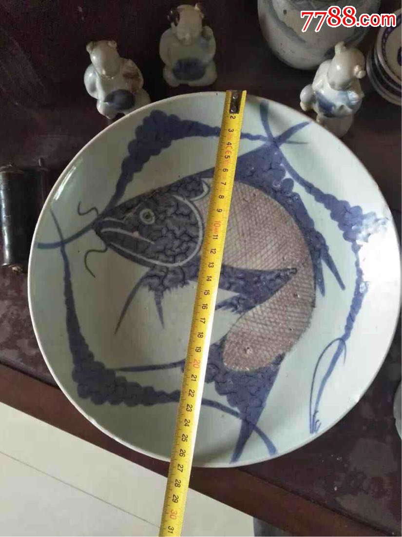 清代鱼盘