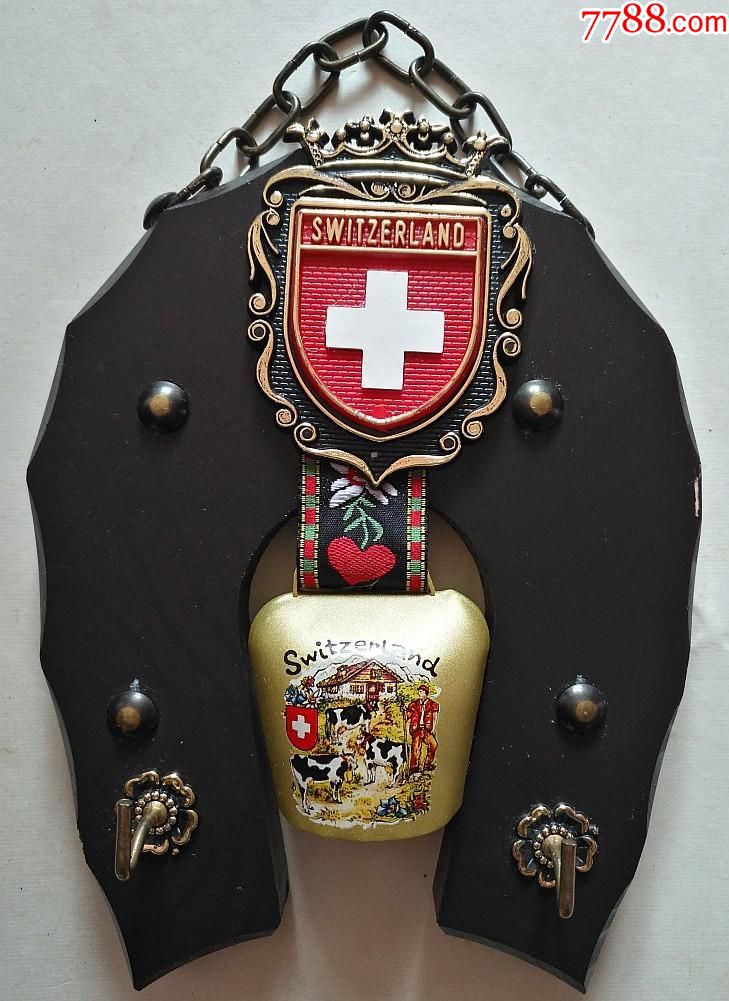 瑞士带回旅游纪念品.牛铃小挂钩