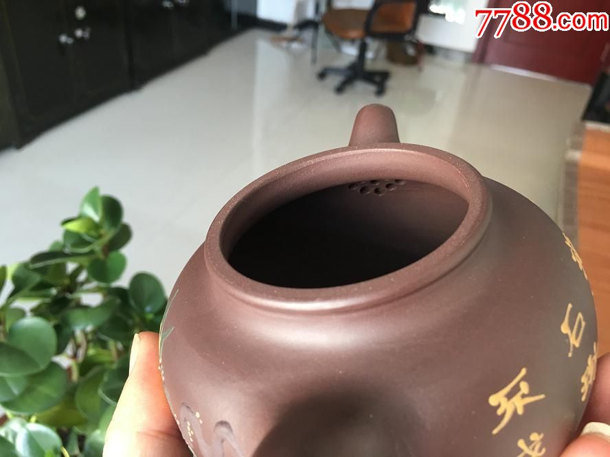 钱进大师亲制紫砂壶,保真纯段泥紫砂,福禄寿喜之寿壶带证书