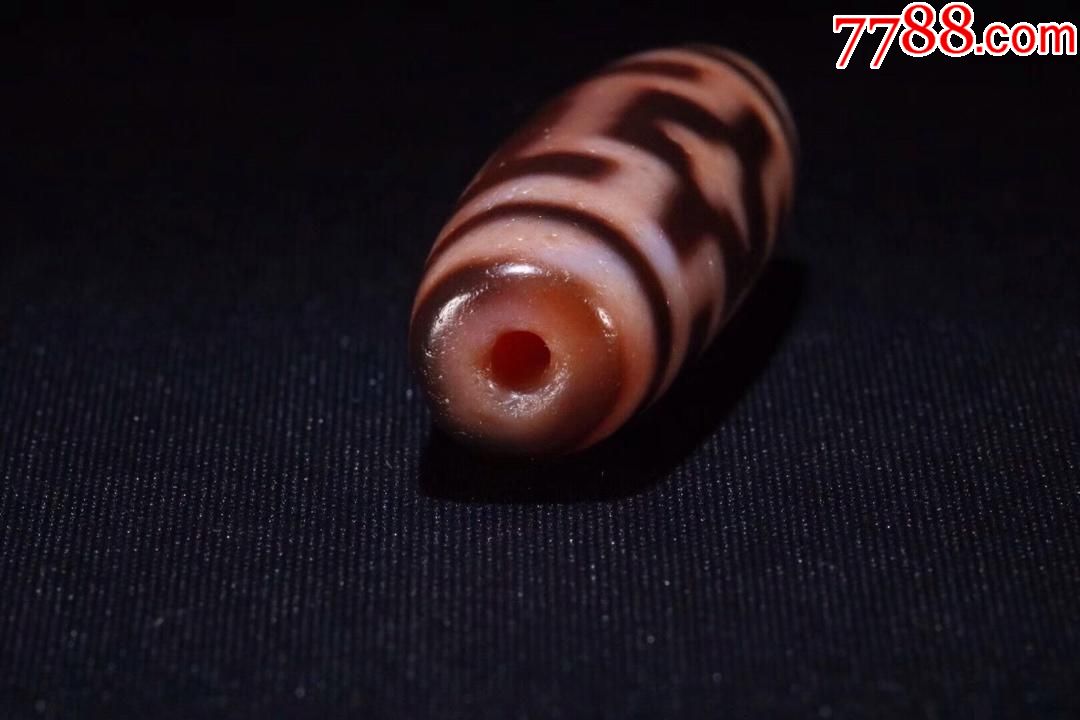 藏传朱砂平安十字佛天珠