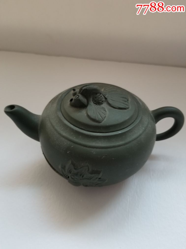 李帅元绿泥紫砂壶(紫砂艺苑)