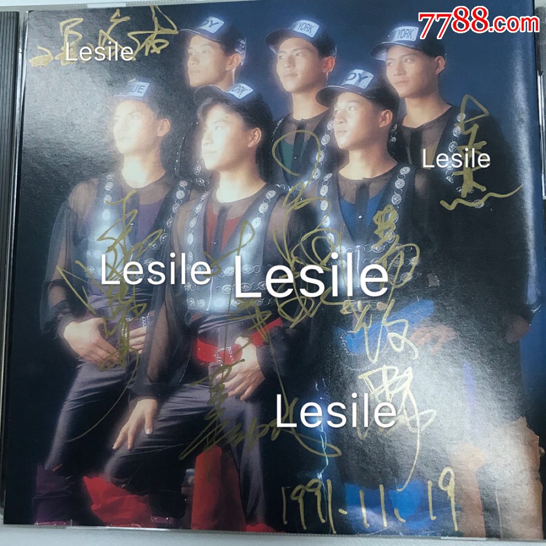 红孩儿组合签名三处全体成员台湾飞碟