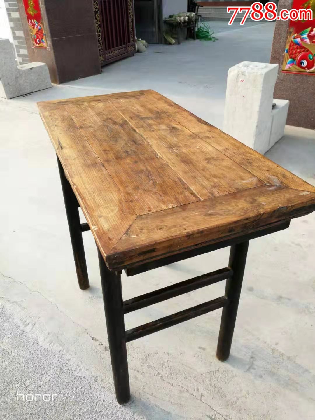 清代秋木供桌,品像一流完整无损.普品老货86557555566322477566