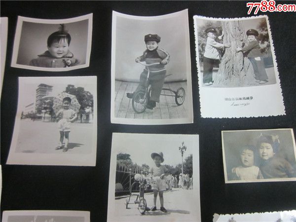 【时代记忆老照片收藏】上世纪60-80年代儿童胖娃娃照片一组留念.