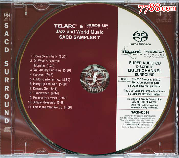 telarc-7-heads-up-sampler-泰拉克sacd试音碟_价格120.