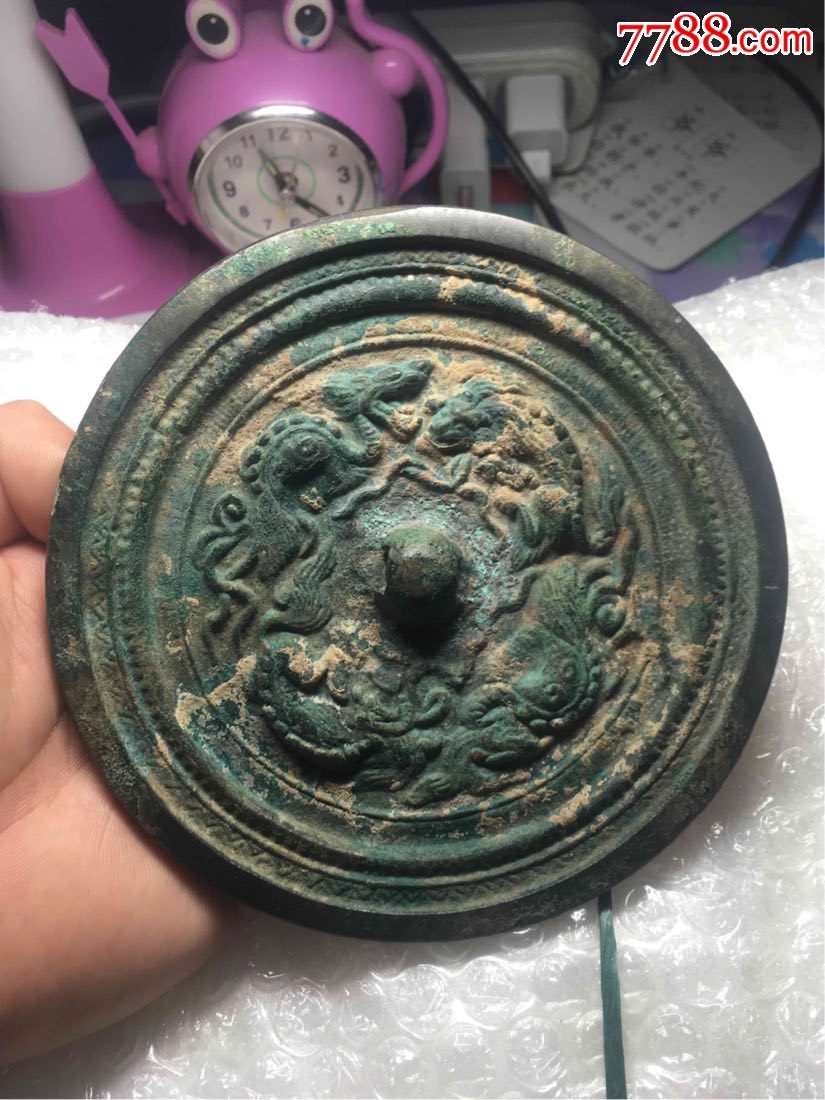 宋代跑兽镜,铜镜_第1张_7788铜镜收藏