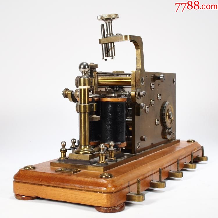 瑞典产斯德哥尔摩铁路公司摩斯密码老式电报机发报机电台