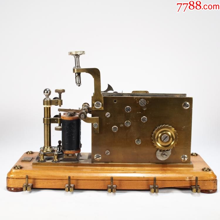 瑞典产斯德哥尔摩铁路公司摩斯密码老式电报机发报机电台