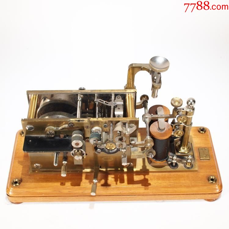 瑞典产斯德哥尔摩铁路公司摩斯密码老式电报机发报机电台
