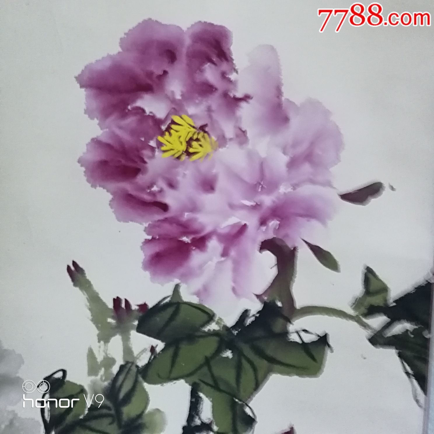 国画牡丹长190宽62