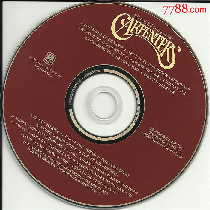 carpenterssingles19691981卡朋特sacd