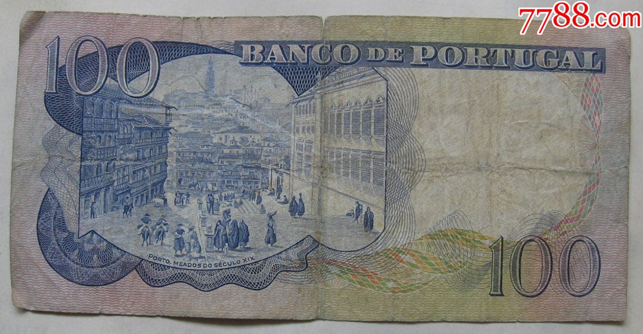 1965年葡萄牙纸币100埃斯库多