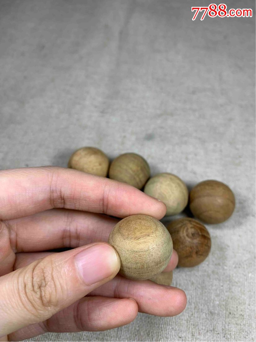 古董古玩收藏杂项近代楠木珠子木器手串