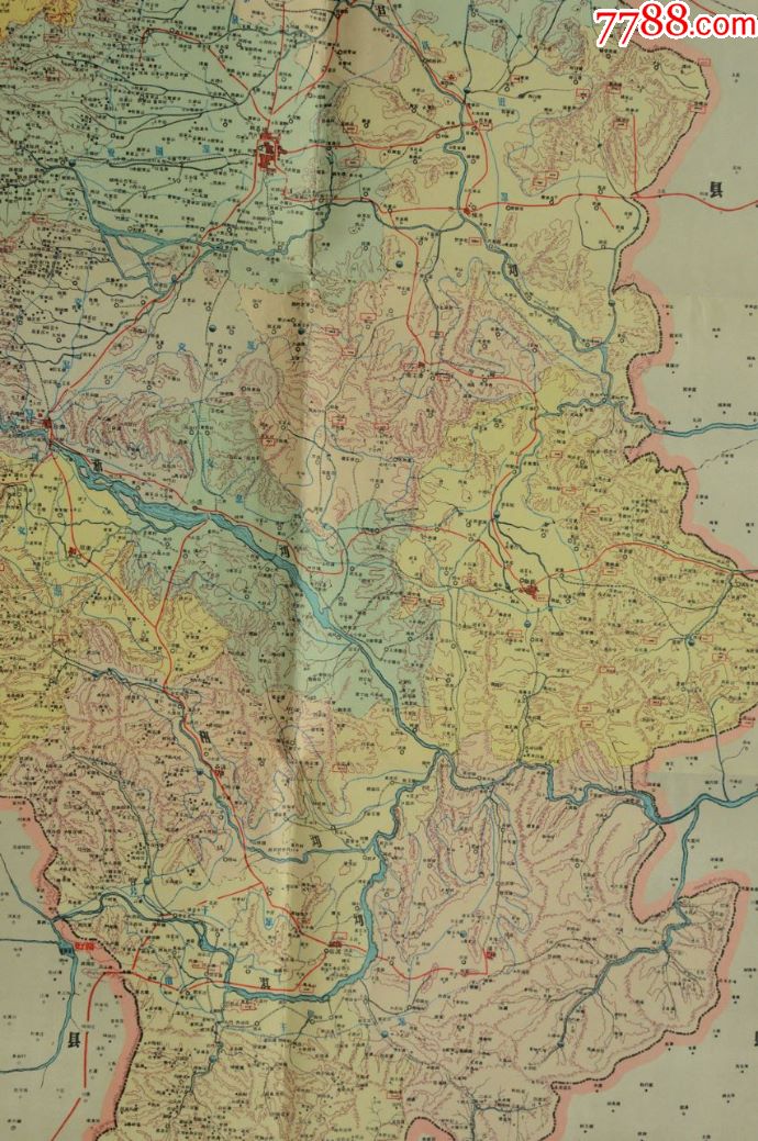 五十年代林县地图