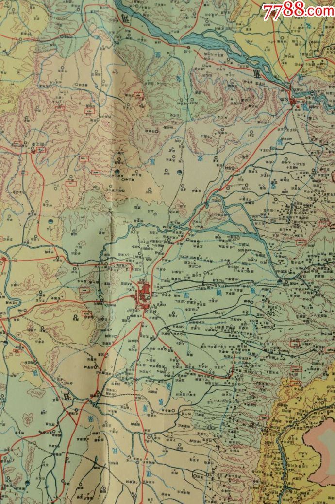 五十年代林县地图