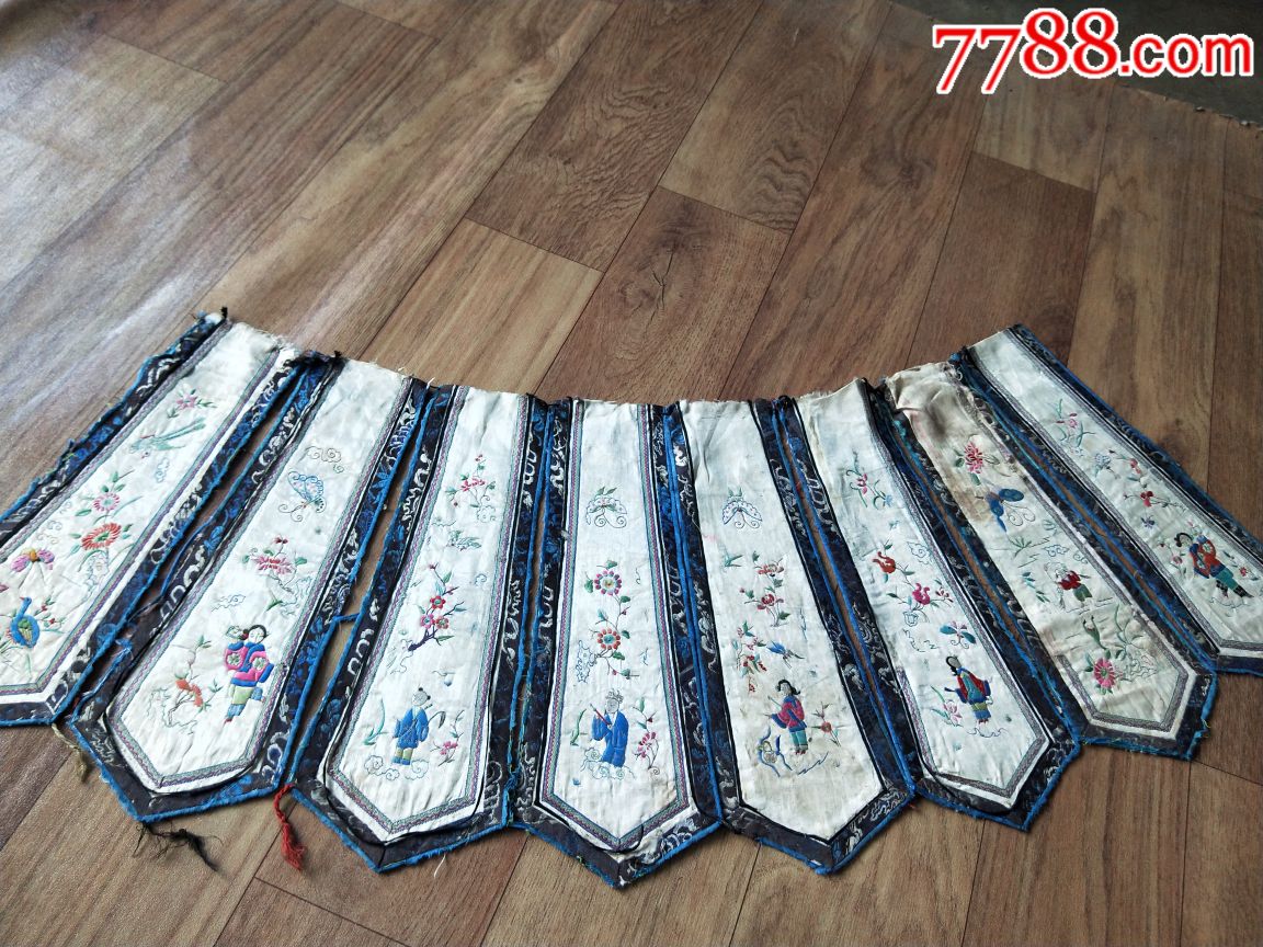 清朝人物飘带。