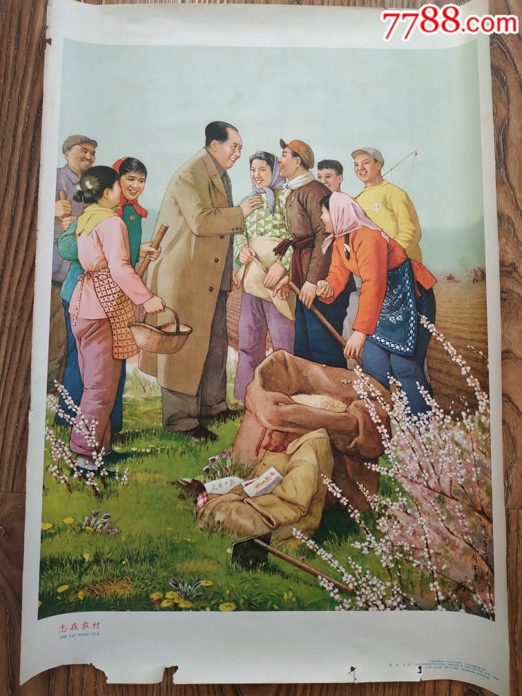 志在农村,年画/宣传画【东河画廊】_第1张_7788宣传画收藏