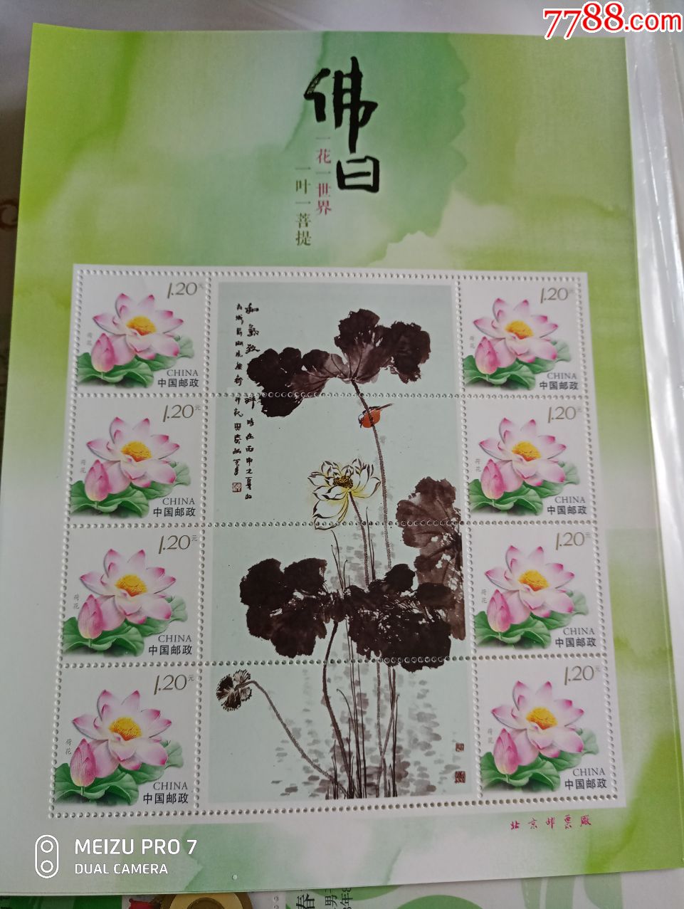 个性化邮票==荷花==