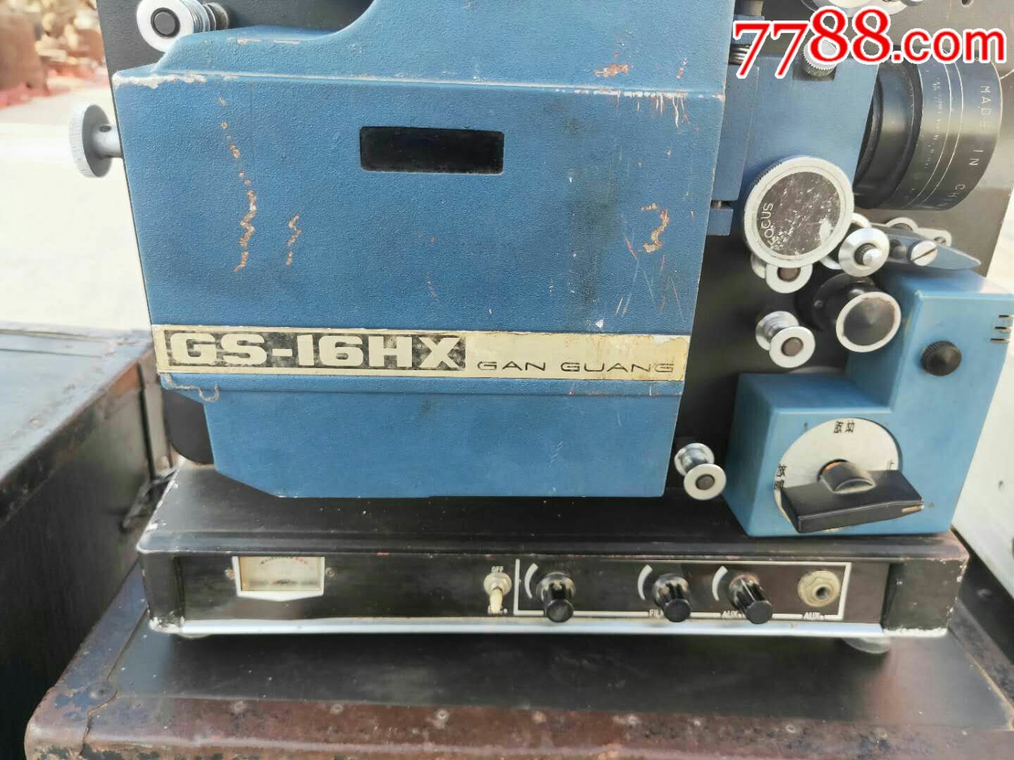 甘肃产甘光牌16毫米氙灯电影放映机一套全品九成新所有配件全原装且