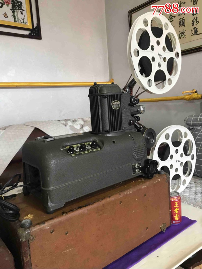1940年代古董美国产ampro大力牌16毫米电子管有声电影放映机_价格4600