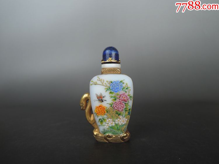 精品文玩.清代珐琅彩鼻烟壶._价格2580.