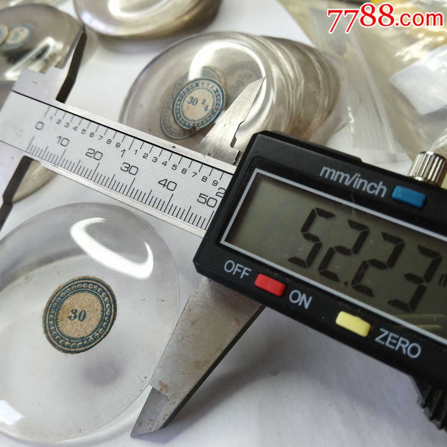 60个50毫米以上直径的玻璃表蒙