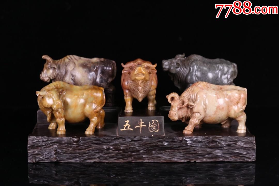 清宫廷风格-五牛图