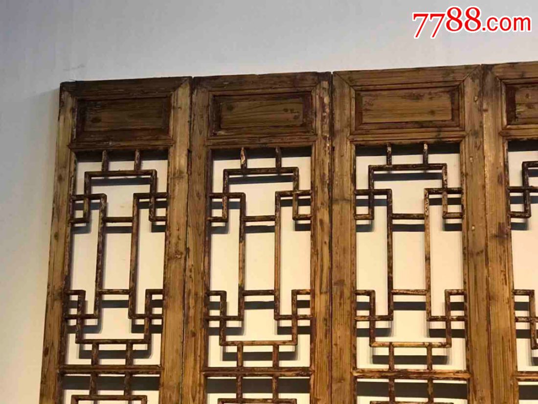 江南韵|六连窗清晚期南方建筑隔扇6片一套纯手工制作做工精致.