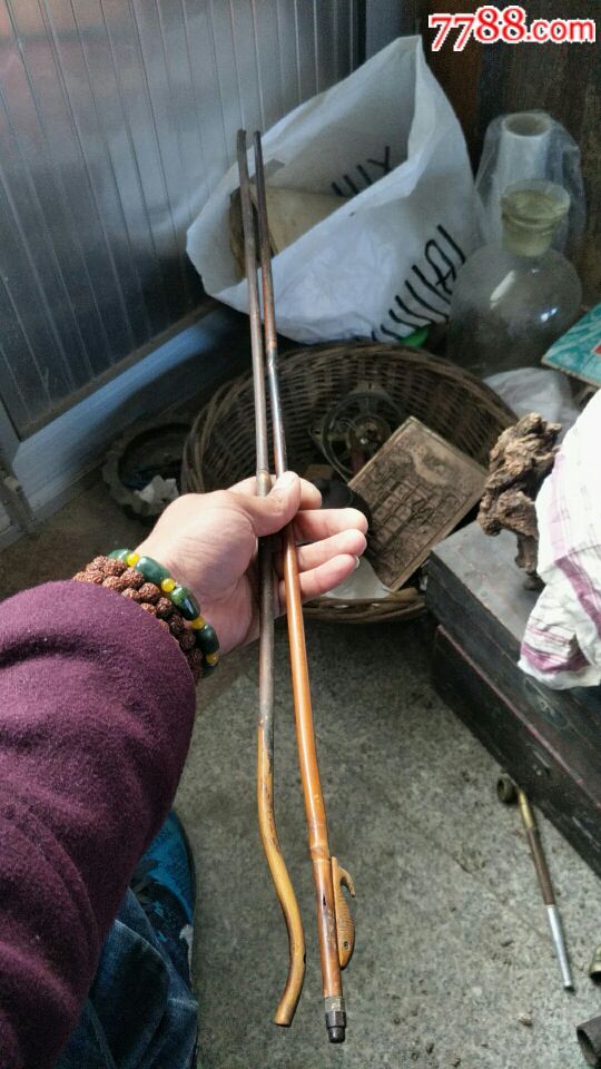 老胡琴弓子两根-二胡/胡琴-7788乐器收藏