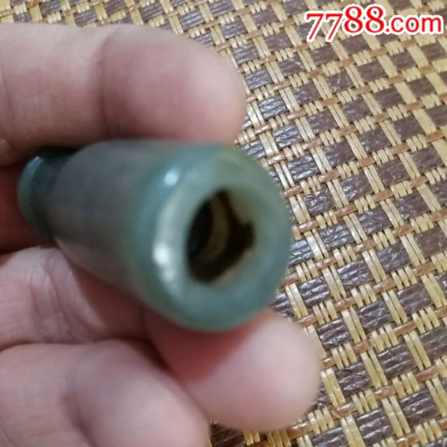 青玉烟嘴-和田玉-7788收藏
