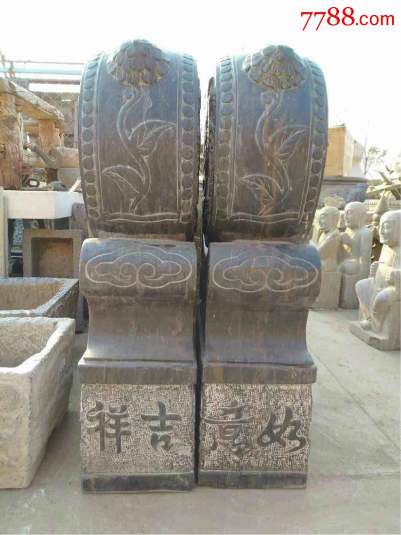 青石满工门墩镇宅辟邪吉祥如意全品