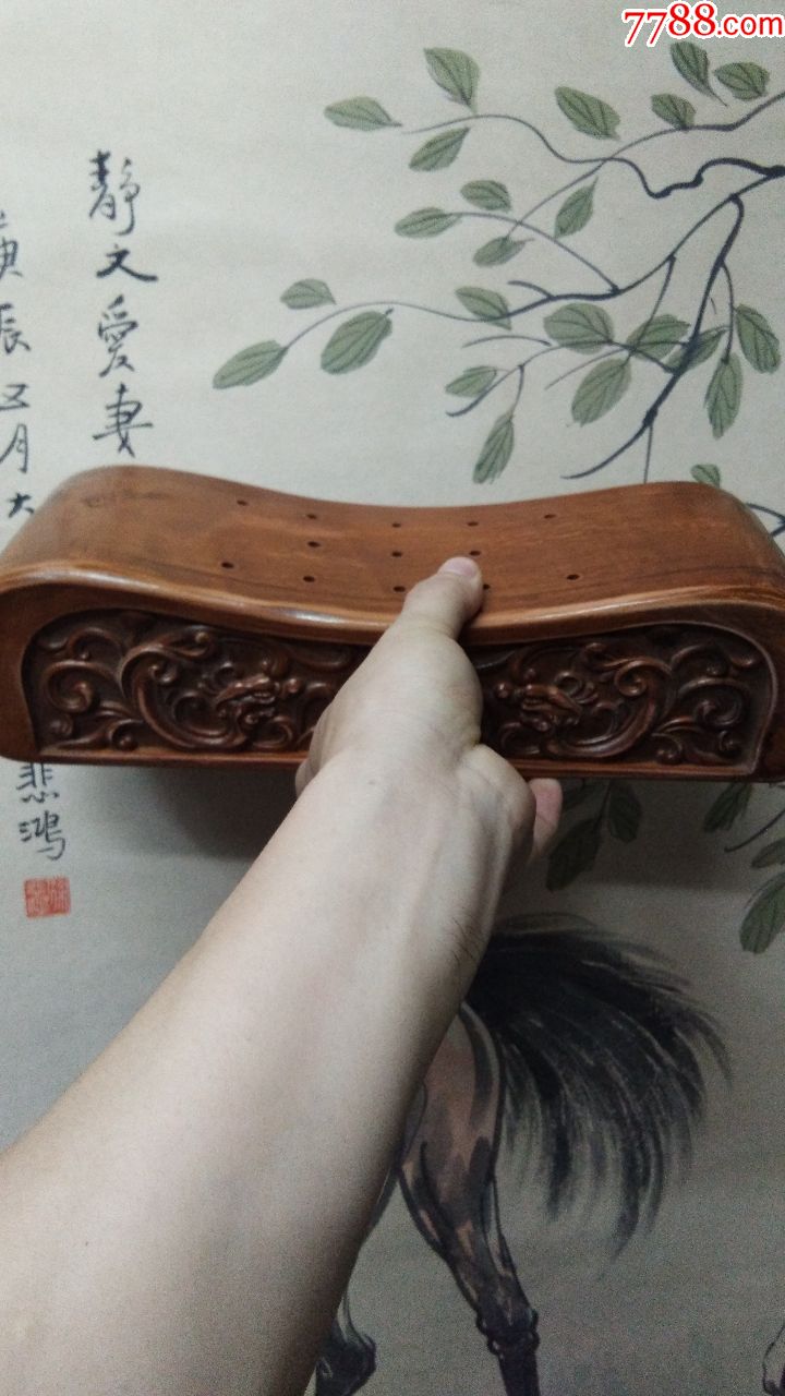 花梨木老木枕头