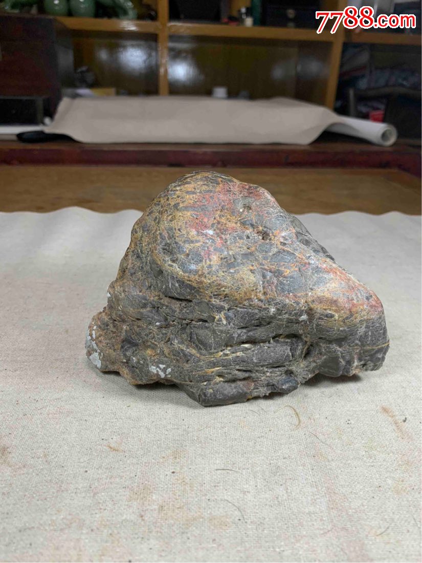 古董古玩收藏杂项清代奇石石器石头摆件观赏石盆景石