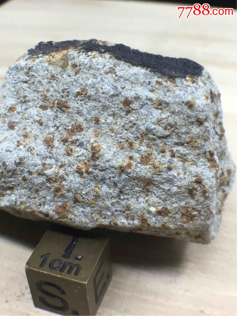 【kk陨石工作室】ghdami利比亚目击石陨石带沸腾熔壳原石标本99.17克