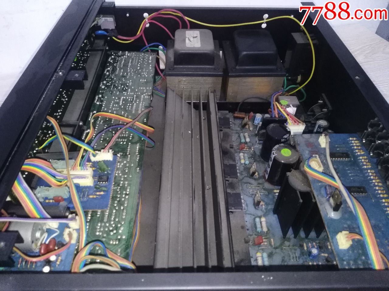 kones高士牌a.v-336e型超级重磅功放机,超重低音 等响度功能,重低音加