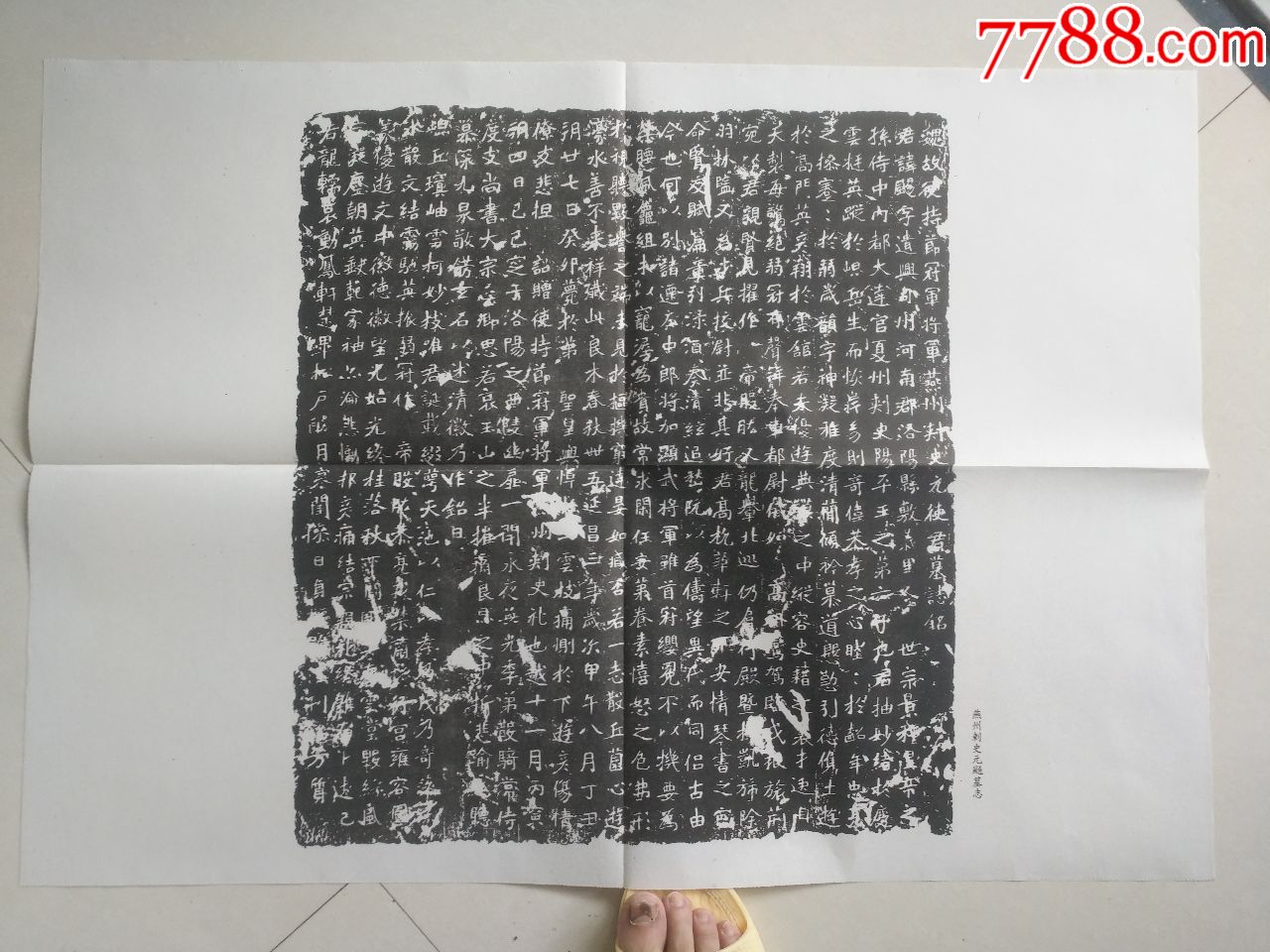 燕州刺史元飏墓志