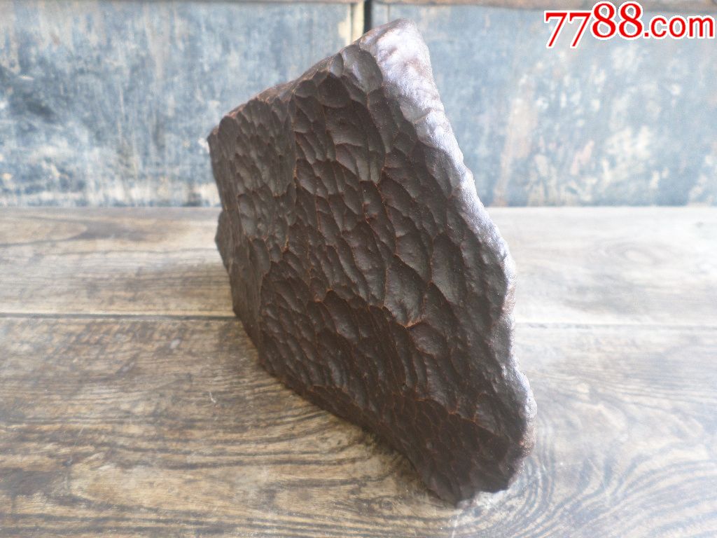 原生观赏奇石红紫铜色水波纹路新疆哈密地表老坑皮色天然泥石板子