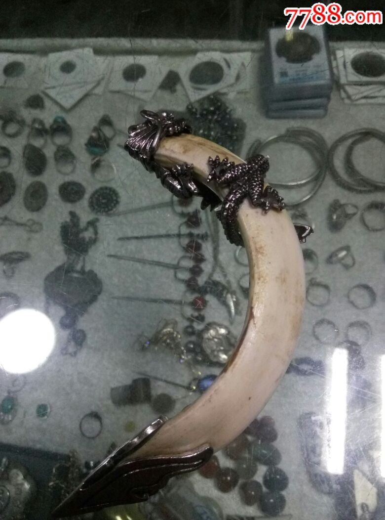野猪牙镀银包