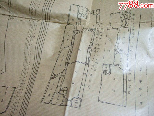 服装纸样编11号.男式中山装纸样.彻底批判资产阶级歪风邪气牢固树主.