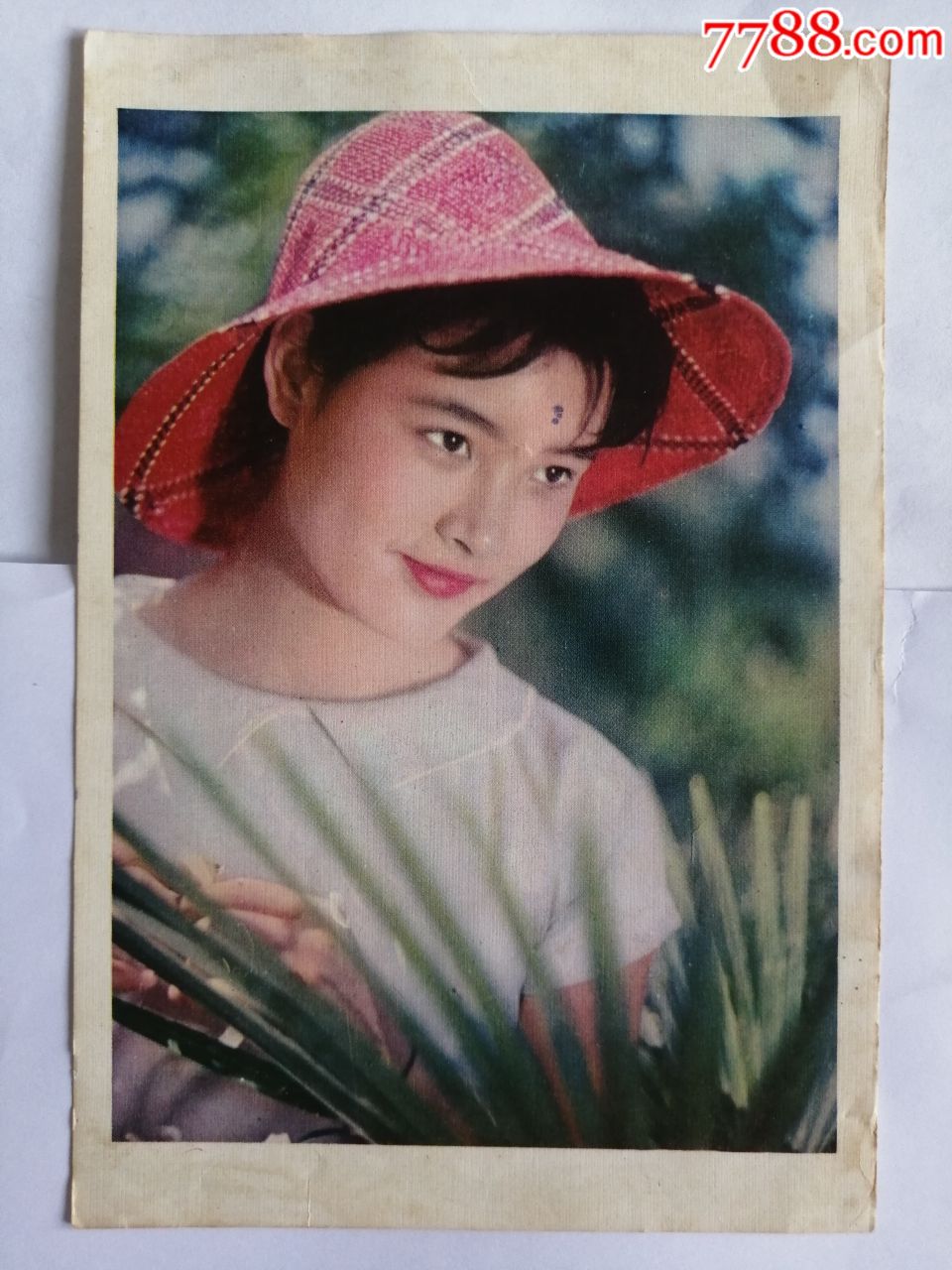 32开陈冲年历卡,少见
