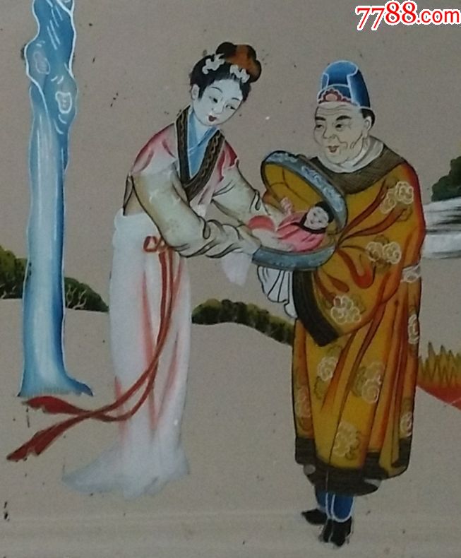 清.狸猫换太子挂镜