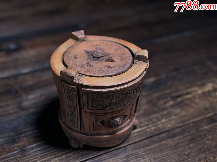 库存货潮汕纯手工红泥捏造功夫茶炉炭炉风炉农村耐火炉煮茶炉包老