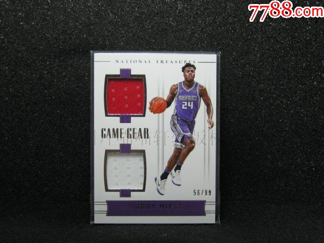 buddy hield,paul george 外国原版nba篮球球星卡限量双球衣卡buddy-hield巴迪-希尔德_价格180