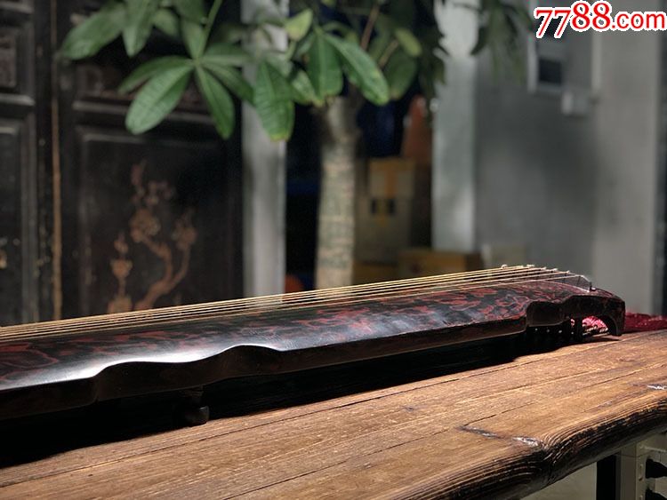 百年老杉木焦叶式古琴七弦琴笑傲江湖任逍遥款式古琴客厅书房摆件