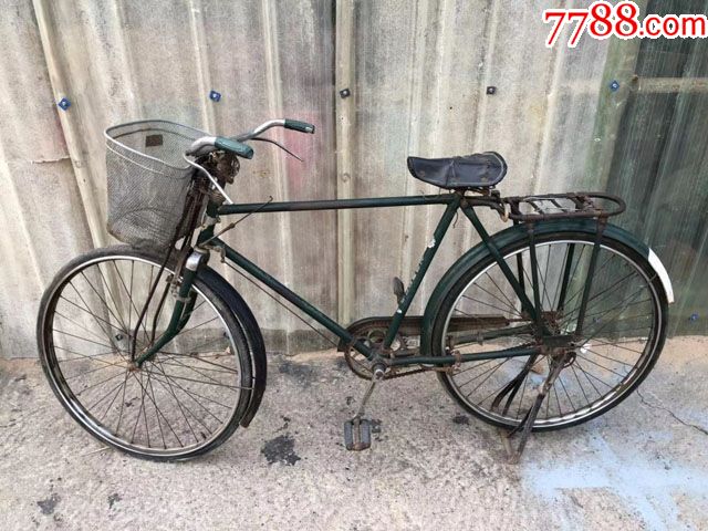老自行车老上海永久邮政自行车70年代物件民俗28自行车