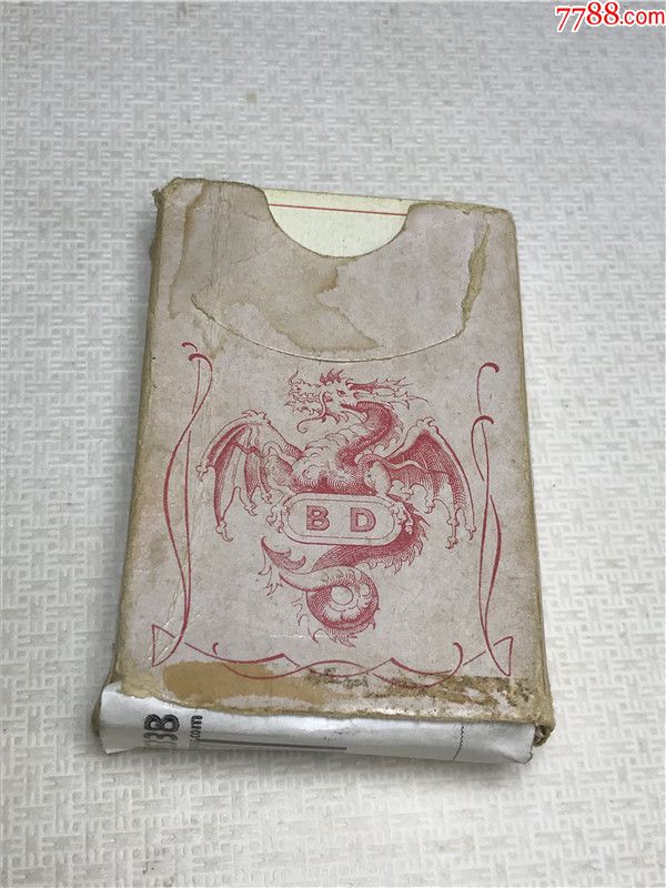 逸品文玩欧洲印制桥牌扑克怀旧收藏老物件保真古玩董